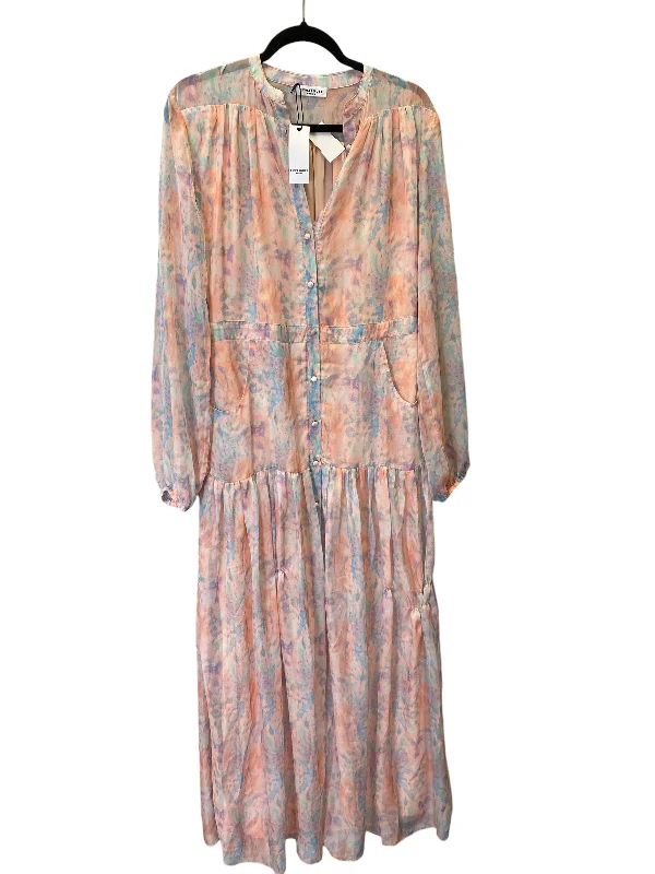 Dress Casual Maxi By Cmc In Multi-colored, Size: S