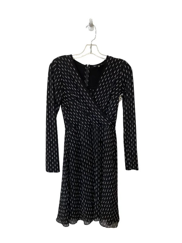 Dress Casual Midi By White House Black Market In Black, Size: 2