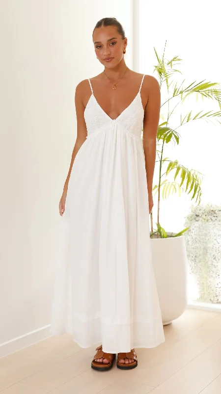 Elouise Maxi Dress - White