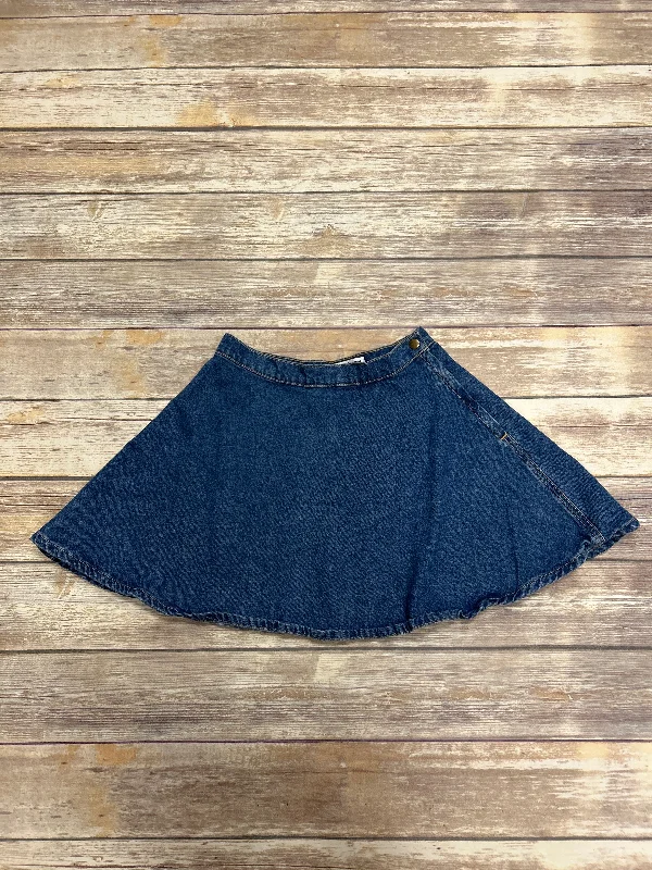 Blue Denim Skirt Mini & Short American Apparel, Size S