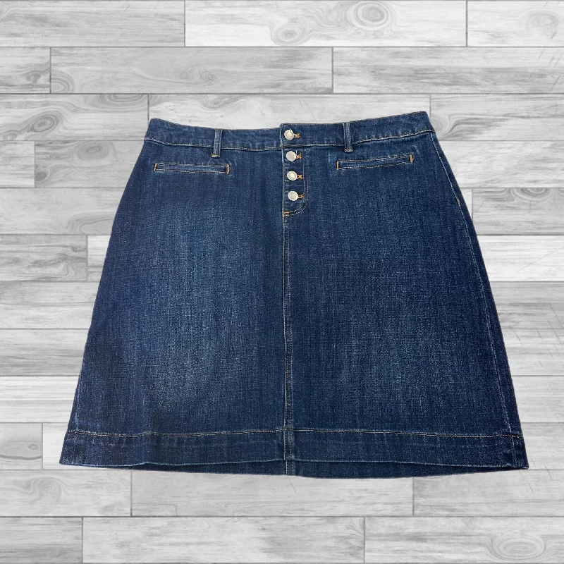 Blue Denim Skirt Mini & Short Talbots, Size 14