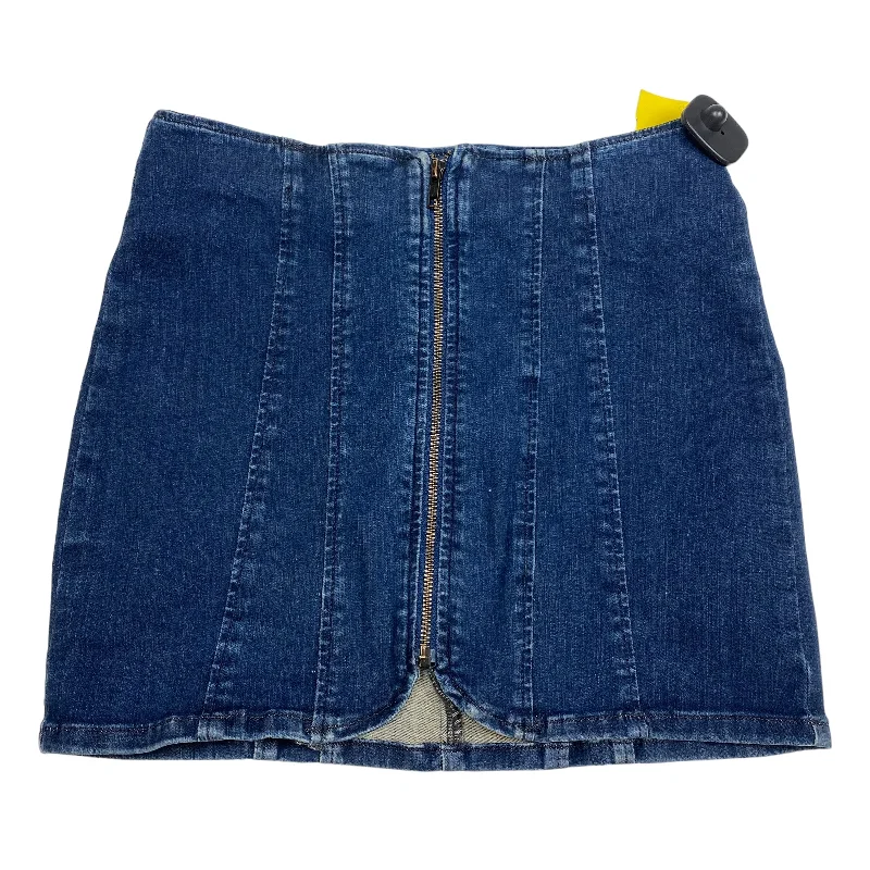 Blue Denim Skirt Mini & Short We The Free, Size S