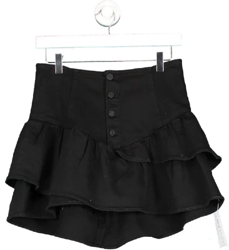 Mother Black The Pixie Minx Mini Skirt UK XS