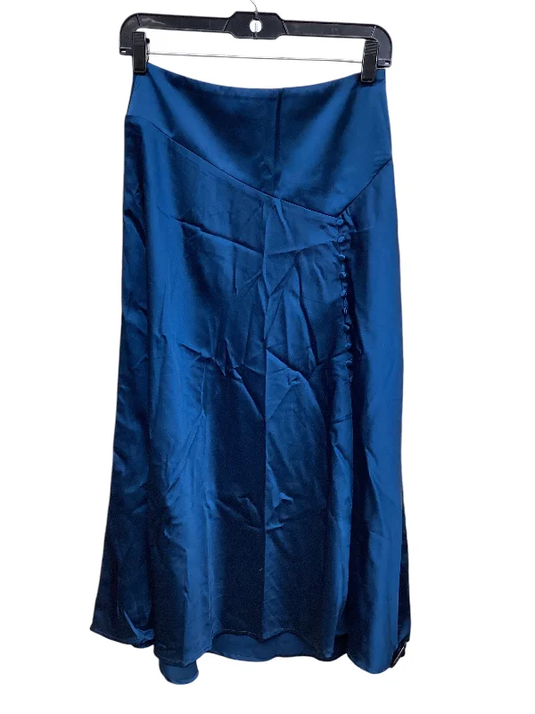 Skirt Maxi By Banana Republic In Blue, Size: Xs