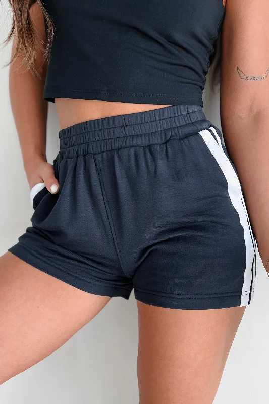 Race Ya Side Stripe Lounge Short (Navy)