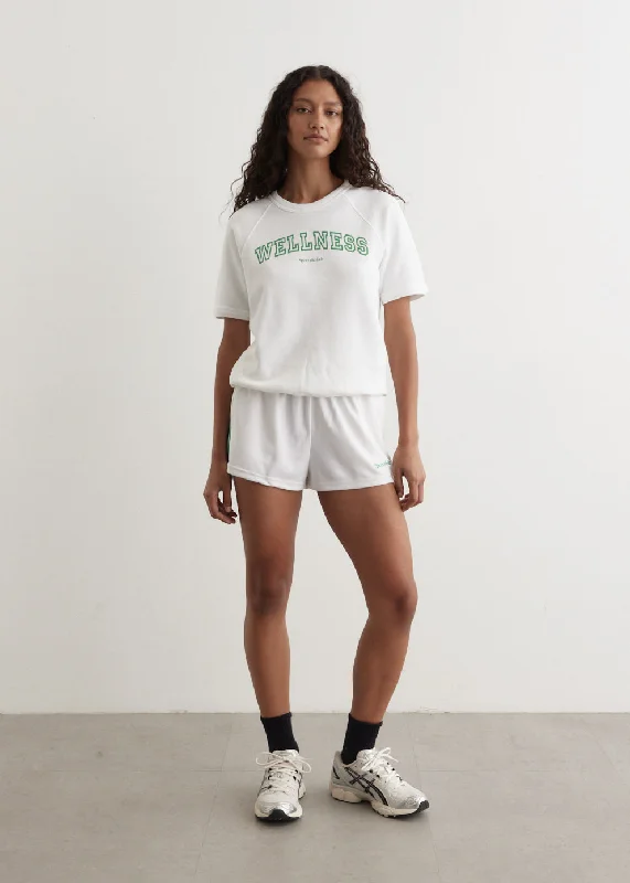 Serif Logo Embroidered Roller Shorts