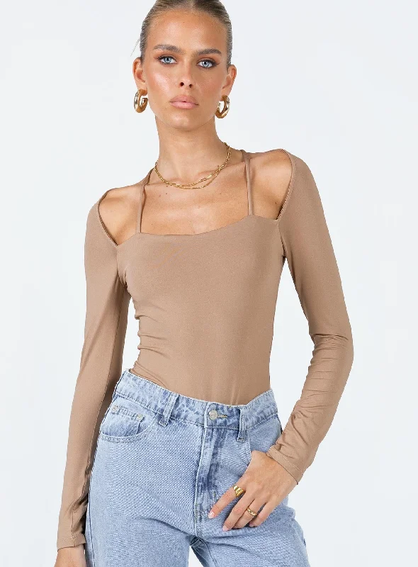 Lettie Bodysuit Beige