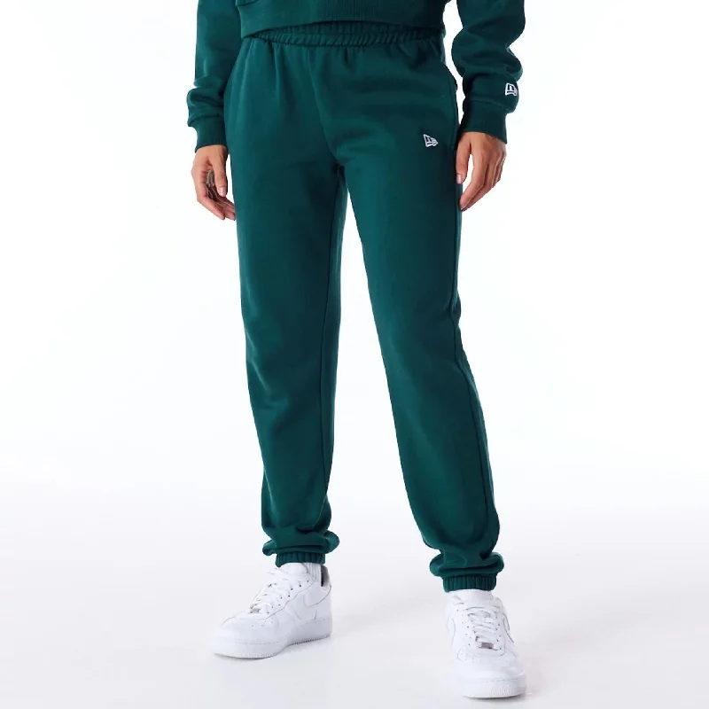 New Era Infill Dark Green Fleece Joggers