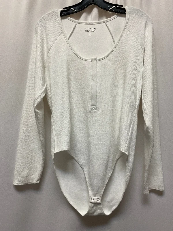 White Bodysuit Good American, Size 2x