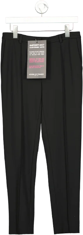 East Black Tapered Stretch Trousers UK 10