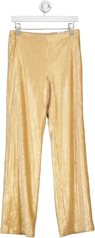 J McLaughlin Metallic Sequin trousers UK S