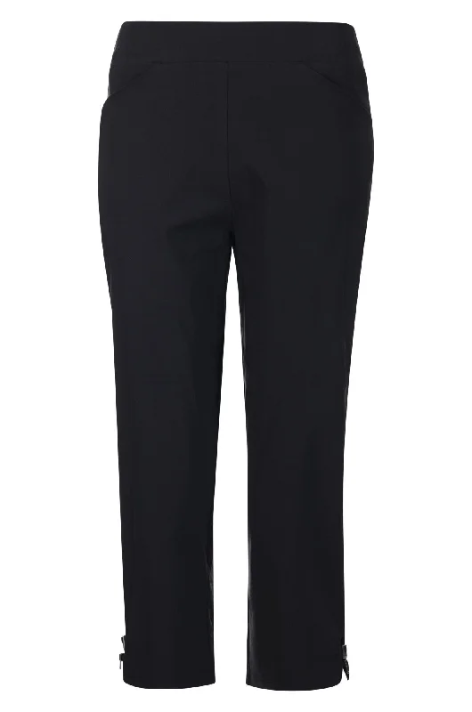 Platinum Bengaline Mid Calf Pants | BLACK | 6303AR