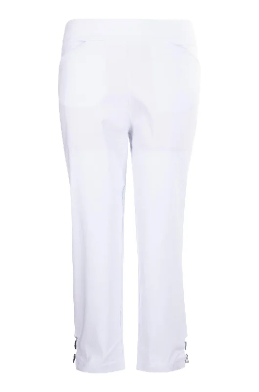 Platinum Bengaline Mid Calf Pants | WHITE | 6303AR