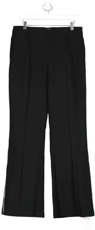 Tory Burch Black Side-striped Flared Pant UK 10